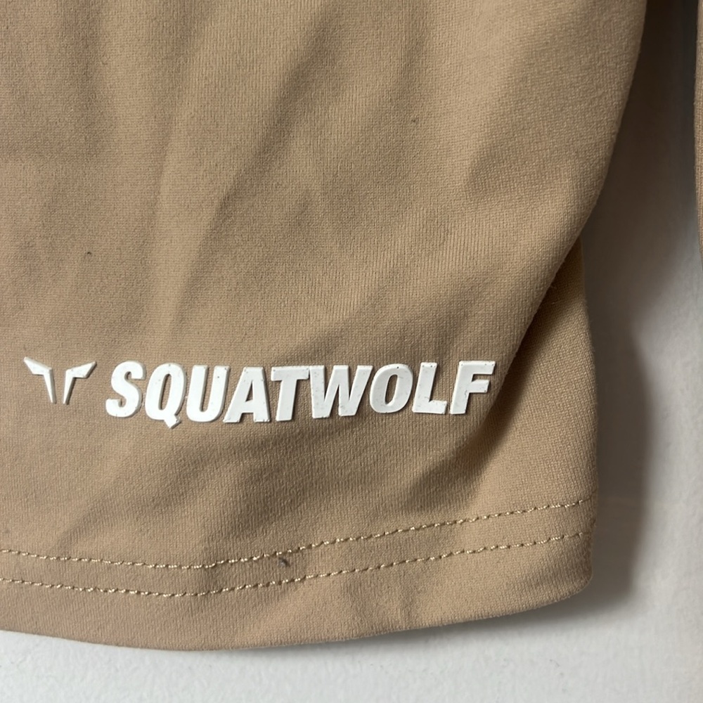 SQUATWOLF WOMENS AWARRIOR CROP TEE - BROWN size Medium ! - Picture 4 of 8